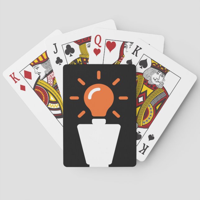 Den idéGuy™ kortleken Casinokort (Baksidan)