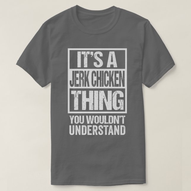 Den Idiot Chicken Sak du skulle förstå Ja T Shirt (Design framsida)