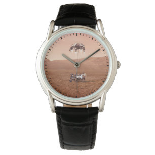 Den ihärdiga landningen är säker på Mars. Armbandsur