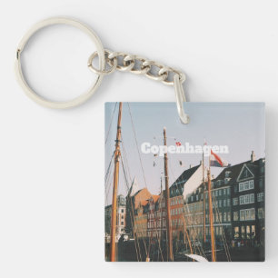 Den ikoniska Nyhavn, Köpenhamn, Danmark