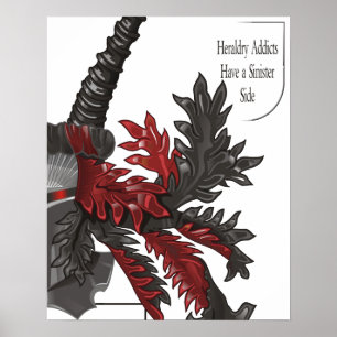 Den illavarslande sidan av heraldiken poster