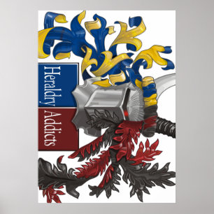 Den illavarslande sidan av heraldiken poster