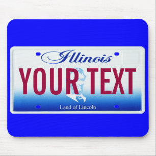 Den Illinois registreringsskyltmusen vadderar Musmatta