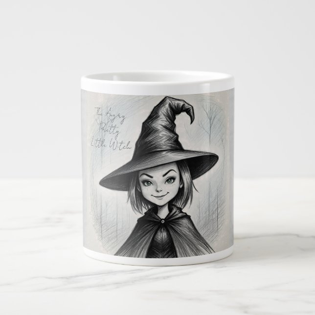 Den Ilska Snygga Lilla Häxan Specialmugg Jumbo Mugg (Framsidan)