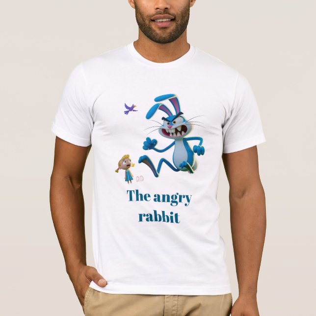Den ilskna kaninen  t shirt (Framsida)