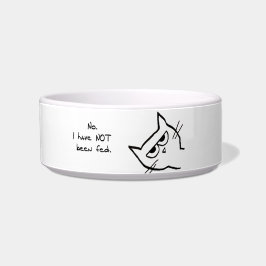 Den ilskna katten har inte matats!