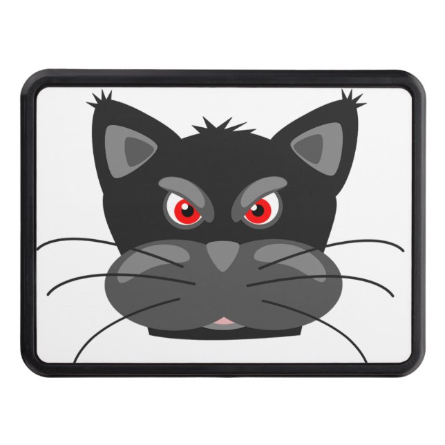 Den ilskna kattsläphaken täcker dragkroksskydd (Framsidan)