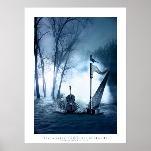 Den imaginära riktningen för tid II Poster (Framsidan)