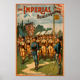 Den imperialistiska Burlesquers kvinnliga Poster