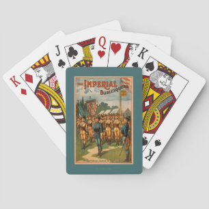 Den imperialistiska Burlesquers kvinnliga Spel Kort