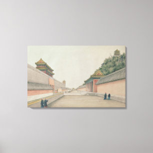 Den imperialistiska slotten i Peking Canvastryck