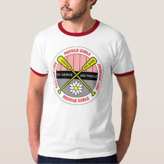 Den inbillade sjön paddlar flickaT-tröja T-shirt