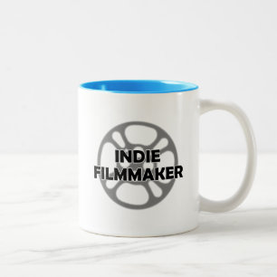Den Indie filmskaparen filmar rullen Två-Tonad Mugg