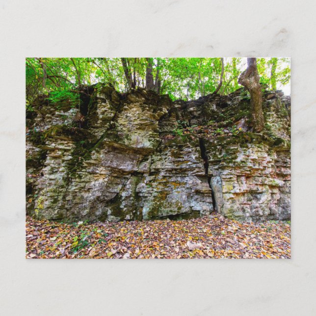 Den indiska byn Canyon i Fall, Columbus, Ohio Vykort (Framsida)