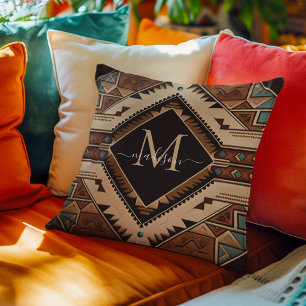 Den indiska kulturen Boho Stil i Mönster Kudde