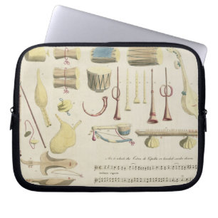 Den indiska musikalen instrumenterar, pläterar 23 laptop sleeve