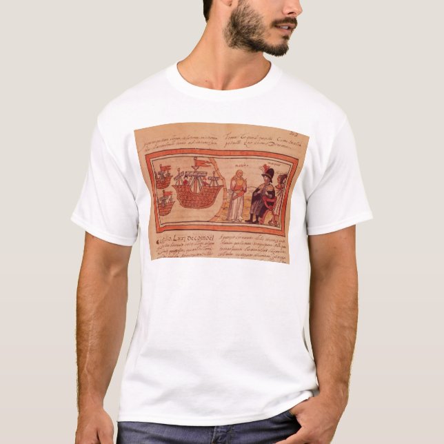 Den indiska princessen Malinche eller Dona Marina Tee Shirt (Framsida)
