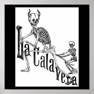 Den infernala Calavera. Day of the dead. Poster