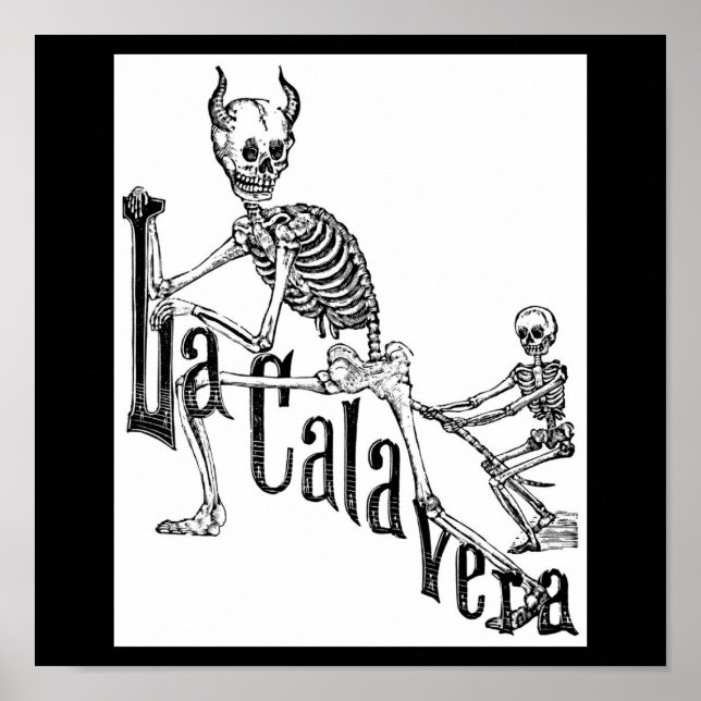 Den infernala Calavera. Day of the dead. Poster (Framsidan)