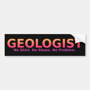 Den ingen geologen skor bildekalet bildekal