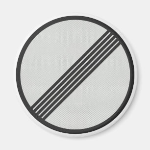 Den ingen tyska autobahnen rusar begränsar magnet