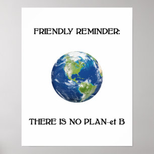 Den ingen vänliga påminnelsen planerar poster