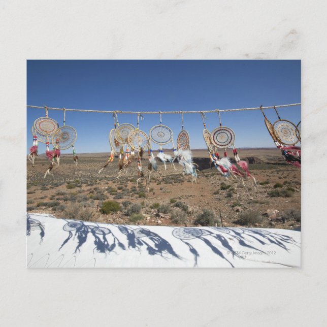 Den inhemska amerikanska drömmen catcher för försä vykort (Framsida)
