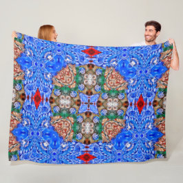 Den inhemska andan Apache Shaman Mandala World Fleecefilt