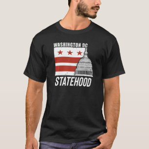 Den inhemska tvätttonanska staten Washington D C T Shirt