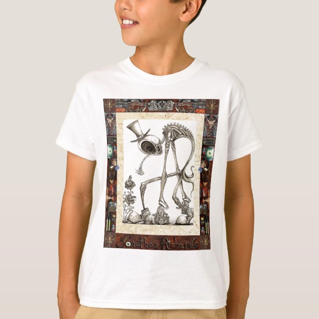Den inramade promenaden tee shirt (Framsida)