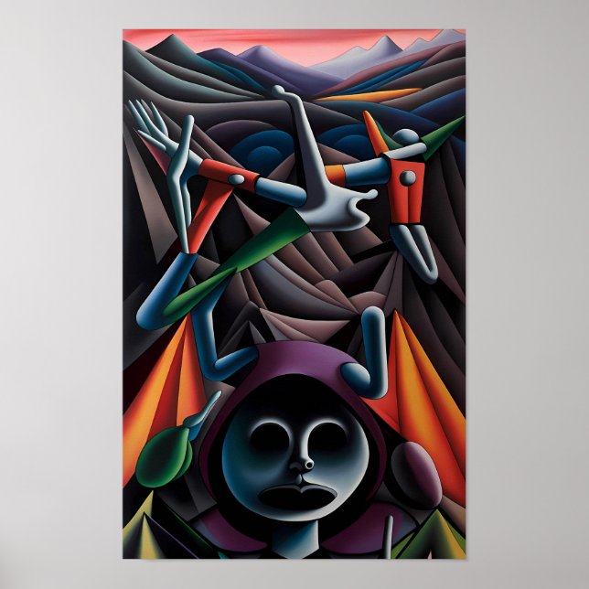 Den inre Ken Gage Surrealism Poster (Framsidan)