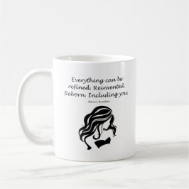 Den inspirationerande feministiska kaffekaffet Mug Kaffemugg