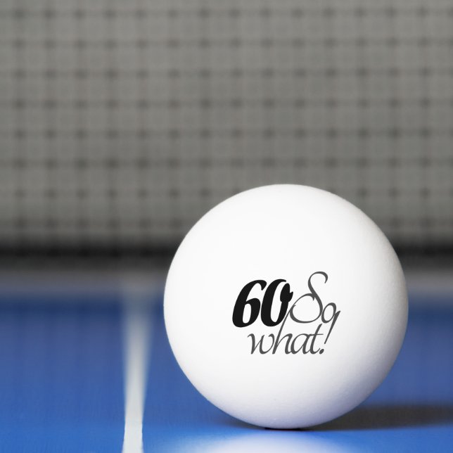 Den inspirationsroliga citatet 60:e födelsedagen pingisboll (Netto)
