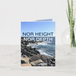 Den inspirerande bibeln Vågar om havsblått Kort