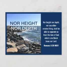 Den inspirerande bibeln Vågar om havsblått Vykort