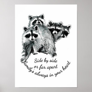 Den inspirerande familjen alltid i din hjärtefråga poster