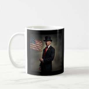 Den inspirerande historien om Lincolns Porträtt Kaffemugg