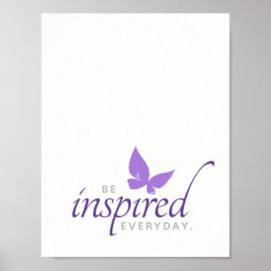 Den inspirerande inspirationskällan är vardagsmat poster