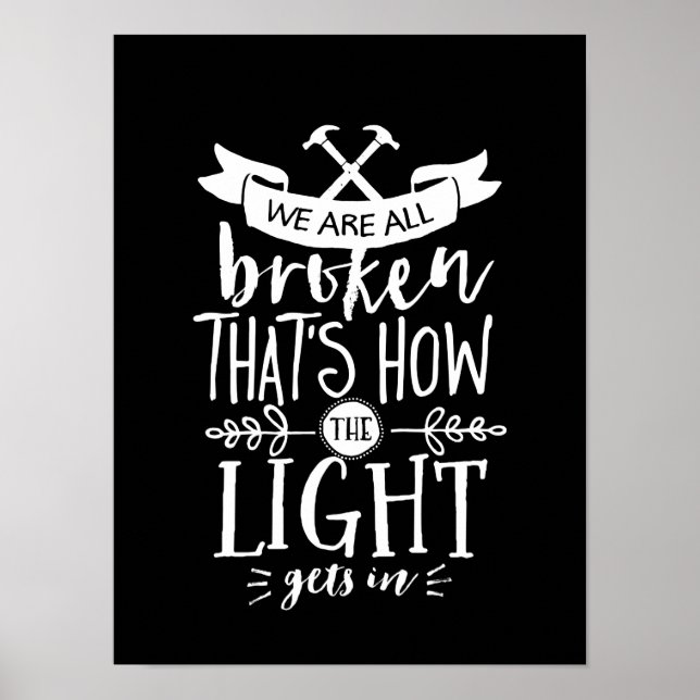 Den inspirerande livsoffert som vi alla är brutna  poster (Framsidan)