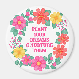 Den inspirerande offerten Skapar din egen Blommigt Magnet