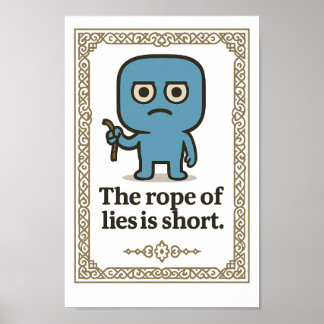 Den inspirerande väggkonsten - Liggra är Kort Poster