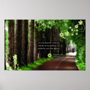 Den inte-reste vägen poster