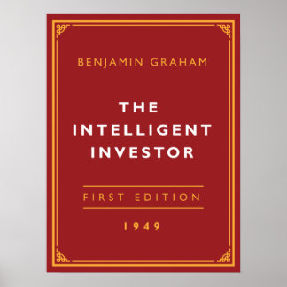 Den intelligenta investeraren - Benjamin Graham Poster