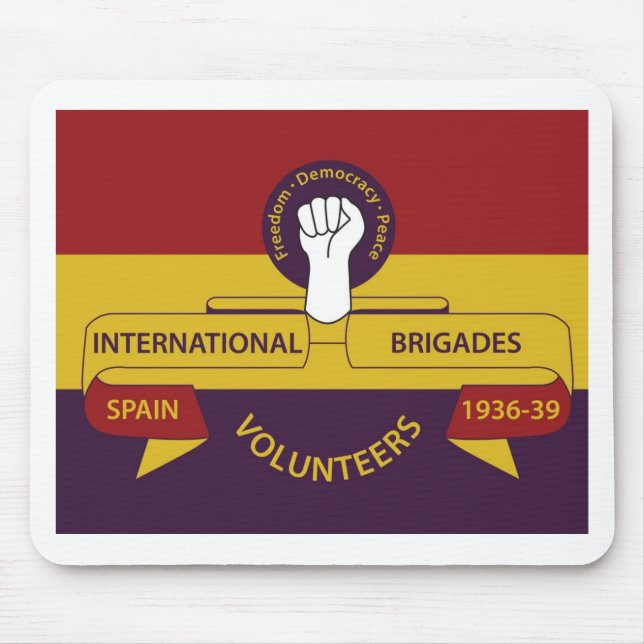 Den internationella brigadmusen vadderar musmatta (Framsidan)