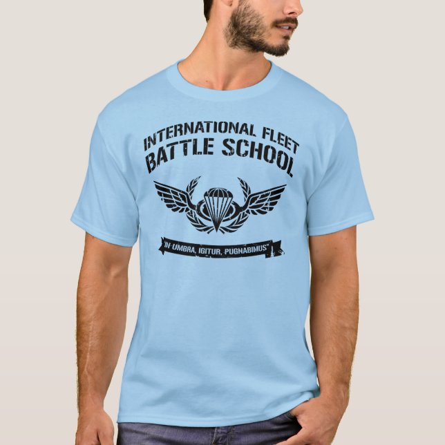 Den internationella hastiga striden skolar Ender Tee Shirt (Framsida)