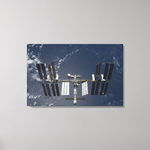 Den internationella utrymmestationen 4 canvastryck