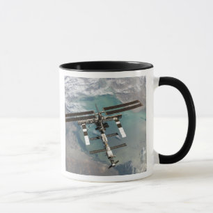 Den internationella utrymmestationen mugg