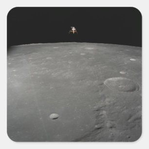 Den Intrepid Apollo 12 lunar enheten Fyrkantigt Klistermärke