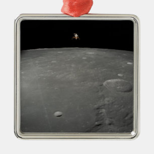 Den Intrepid Apollo 12 lunar enheten Julgransprydnad Metall