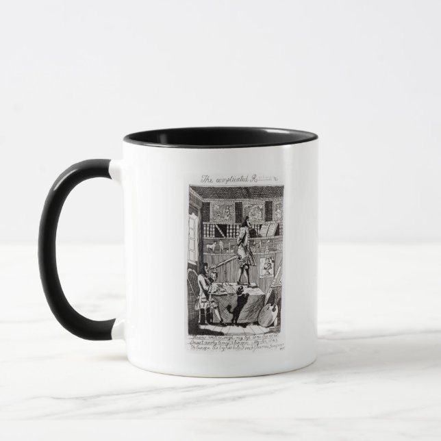 Den invecklade Richardsonen, 1724 Mugg (Vänster)